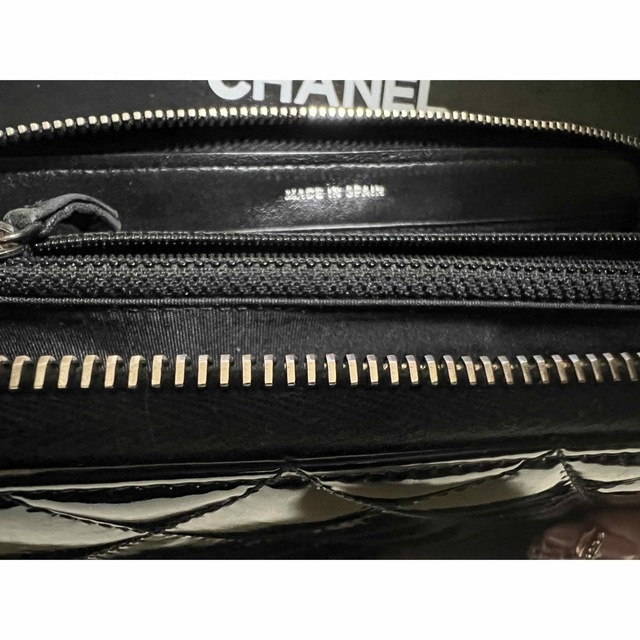 CHANEL(シャネル)のCHANEL ラウンドファスナー長財布ブラック レディースのファッション小物(財布)の商品写真