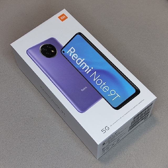 ANDROID(アンドロイド)のXiaomi Redmi note 9T スマホ/家電/カメラのスマートフォン/携帯電話(スマートフォン本体)の商品写真