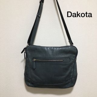 ダコタ(Dakota)のDakota ショルダーバッグ　オールレザー　グレー(ショルダーバッグ)