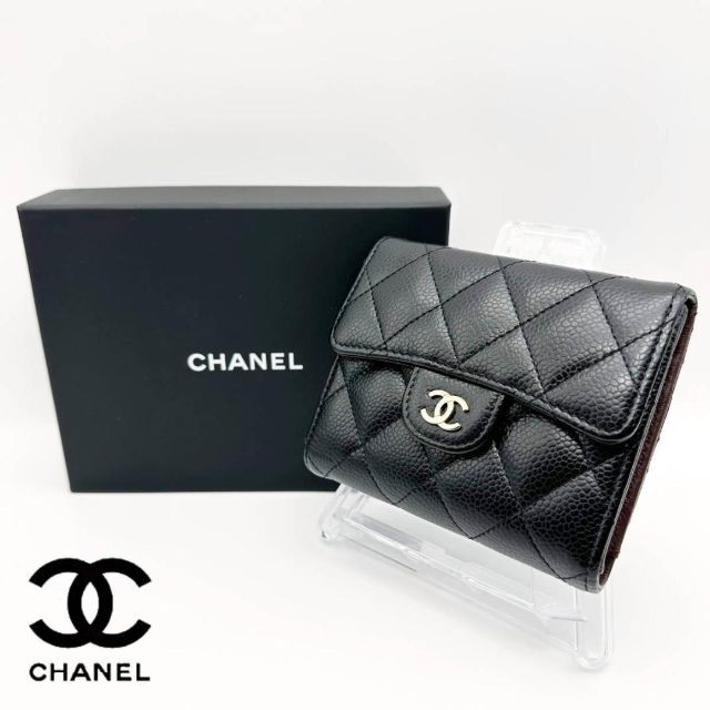 CHANEL - minmin様専用シャネル マトラッセ キャビアスキン コンパクト ...