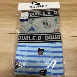 ダブルビー(DOUBLE.B)のダブルビー　ボクサーパンツ　2枚　120(下着)