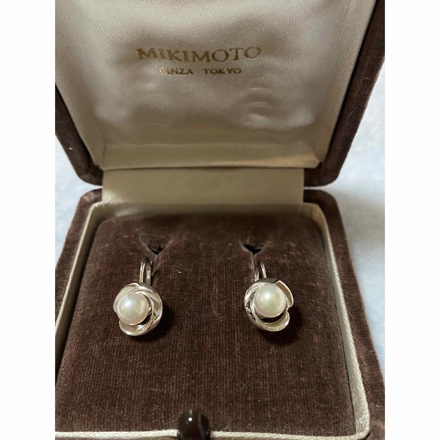 MIKIMOTO ミキモト パール イヤリング 本真珠 あこやパール 日本初の