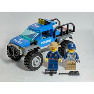 レゴ(Lego)のレゴ★シティ 山のポリス ポリスカー＆警官ミニフィグ２体 美品 激レア(その他)