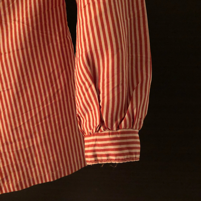 Vintage red stripe blouse レディースのトップス(シャツ/ブラウス(長袖/七分))の商品写真