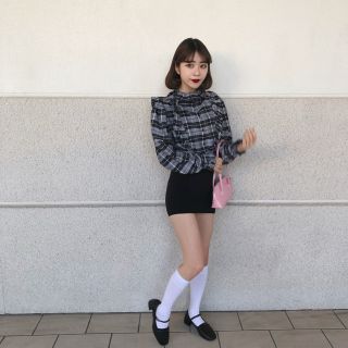 Vintage check blouse(シャツ/ブラウス(長袖/七分))