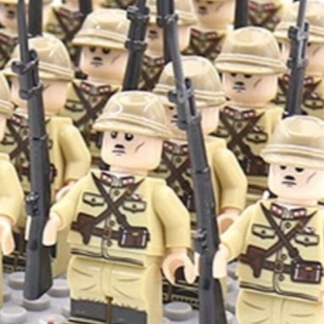 日本陸軍ミニフィグ　LEGO互換　レゴ武器　インテリア　ハロウィン　送料無料