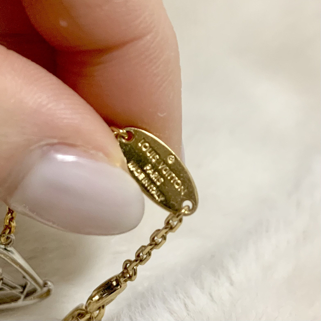 箱付き】ヴィトン ハート ブラスレ フォーリンラブ LVロゴ