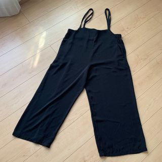 MUMU & CO 黒サロペット　XL(ロングワンピース/マキシワンピース)