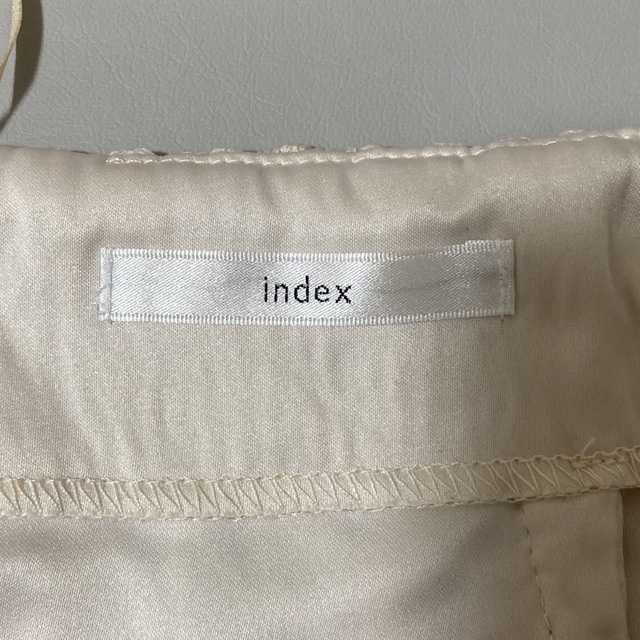 INDEX(インデックス)の【美品】index ボタニカルレーススカート レディースのスカート(ひざ丈スカート)の商品写真