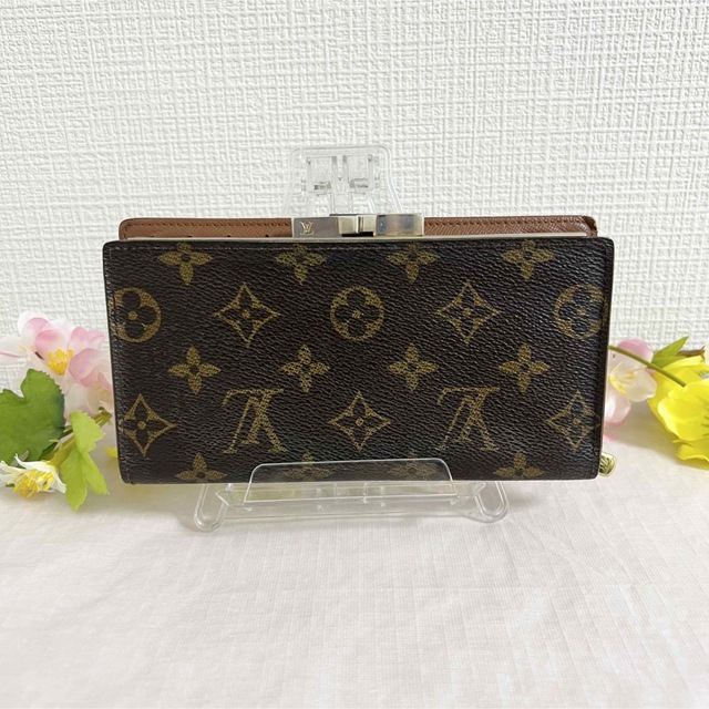 LOUIS VUITTON(ルイヴィトン)の【美品】ルイヴィトン がま口 長財布 コンチネンタル クラッチ レディースのファッション小物(財布)の商品写真