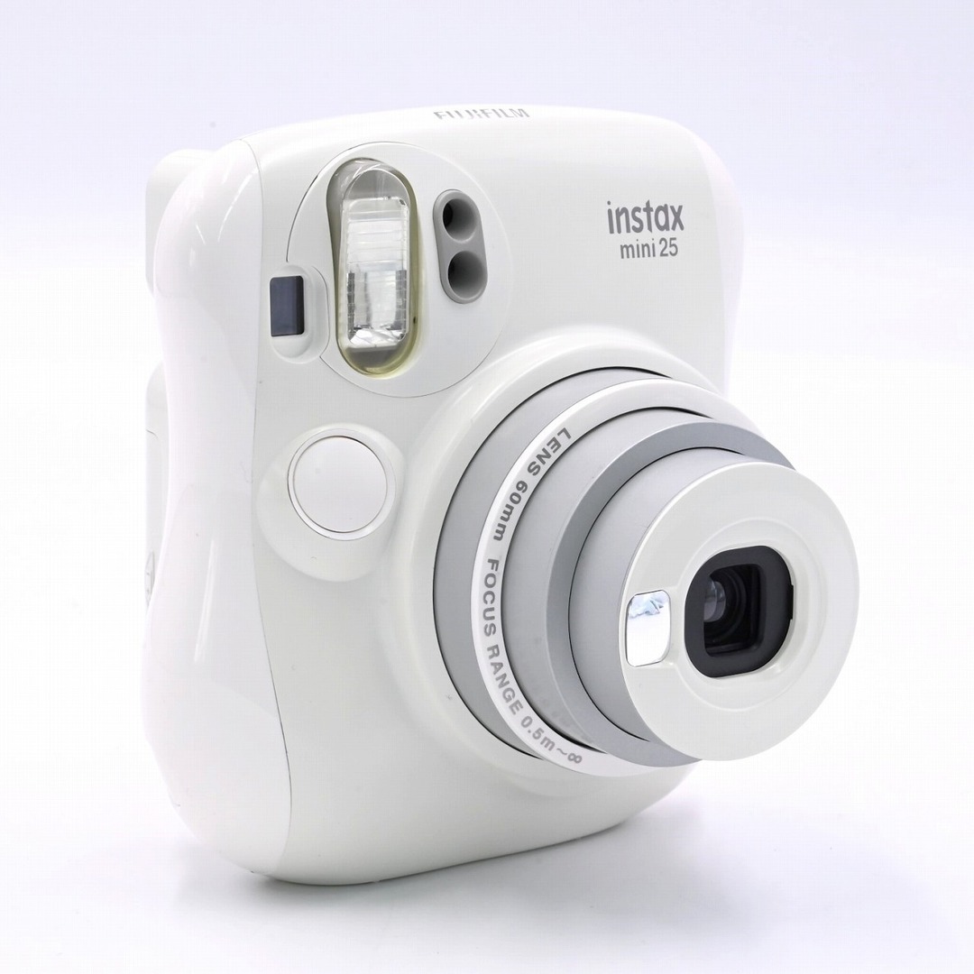 富士フイルム(フジフイルム)のFUJIFILM instax mini 25 ホワイト スマホ/家電/カメラのカメラ(フィルムカメラ)の商品写真