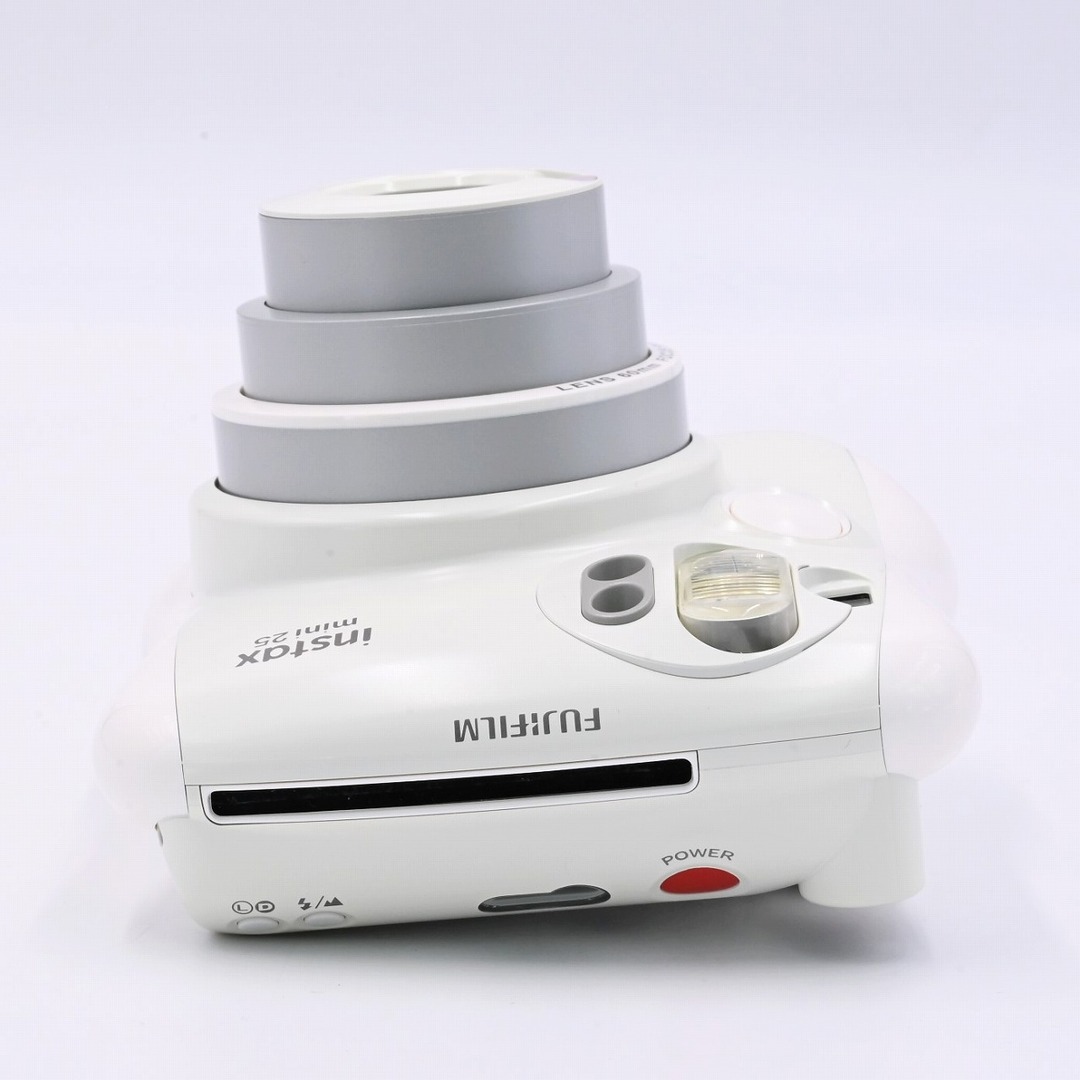 富士フイルム(フジフイルム)のFUJIFILM instax mini 25 ホワイト スマホ/家電/カメラのカメラ(フィルムカメラ)の商品写真