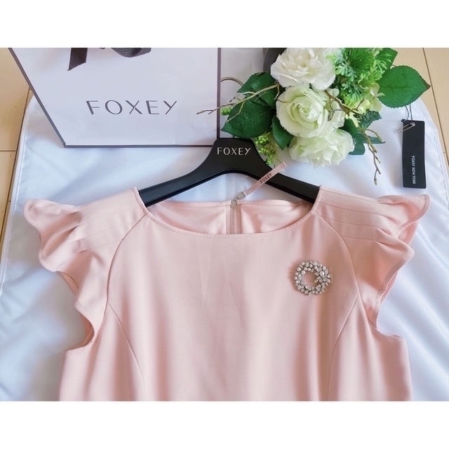 FOXEY 2022年完売品CAPUCINEワンピース40 極美品 Rene