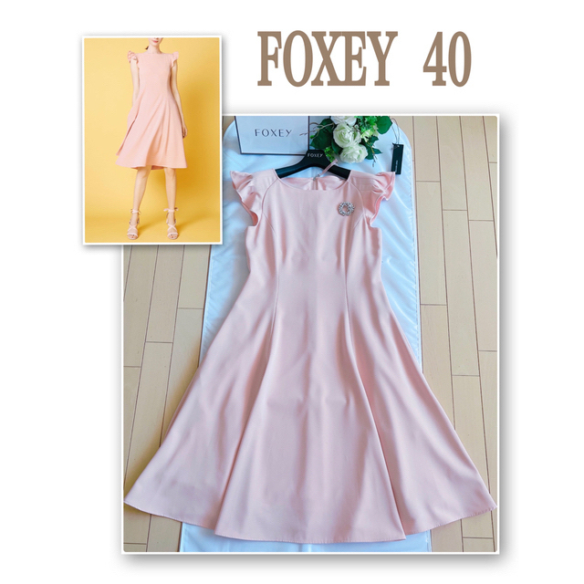 FOXEY 2022年完売品CAPUCINEワンピース40 極美品 Rene | フリマアプリ ラクマ