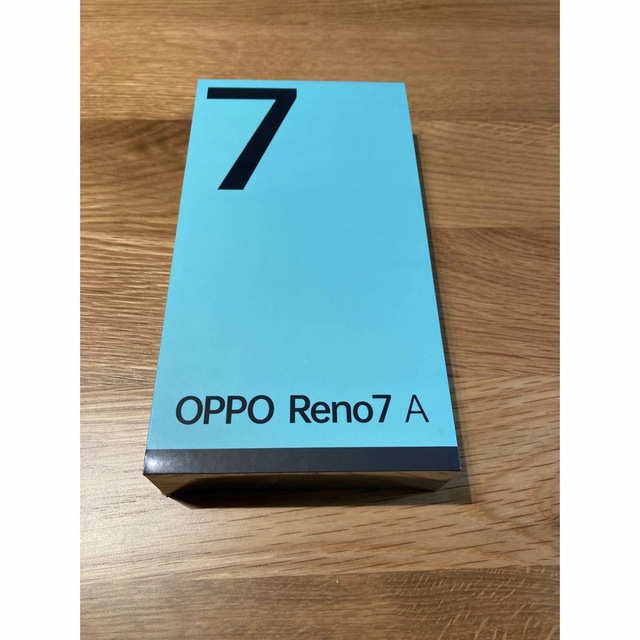 未開封】OPPO Reno 7A ワイモバイル SIMフリー ブラック-