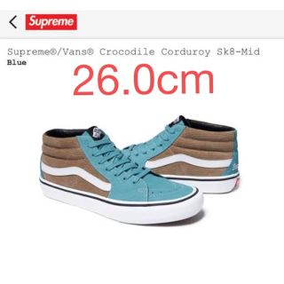 シュプリーム(Supreme)のシュプリームスニーカーvans 【即購入可】(スニーカー)