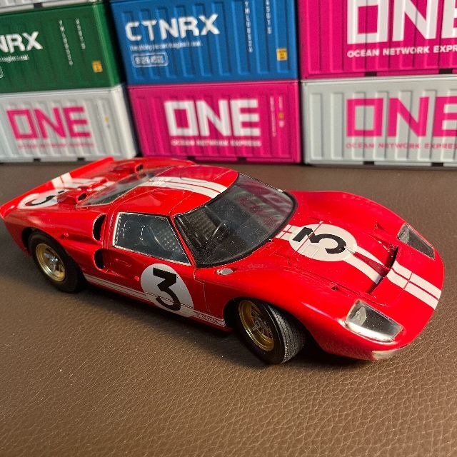 Ford(フォード)のFUJIMI 1/24 FORD GT40MK.II 1966 Le Mans エンタメ/ホビーのおもちゃ/ぬいぐるみ(模型/プラモデル)の商品写真