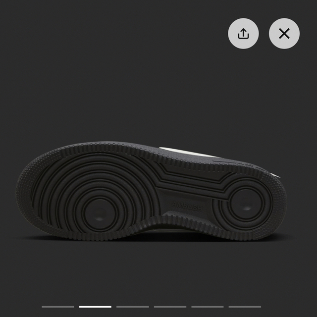 AMBUSH(アンブッシュ)のAMBUSH × Nike Air Force 1 Low Black28.5 メンズの靴/シューズ(スニーカー)の商品写真