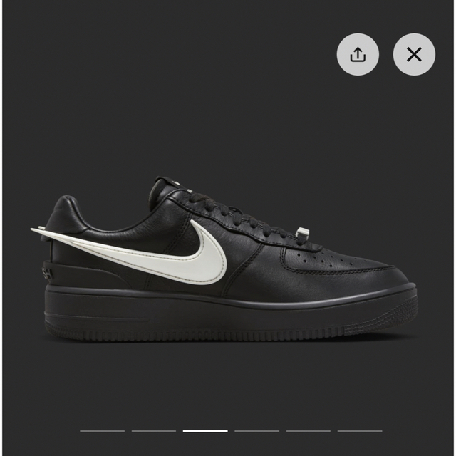 AMBUSH(アンブッシュ)のAMBUSH × Nike Air Force 1 Low Black28.5 メンズの靴/シューズ(スニーカー)の商品写真