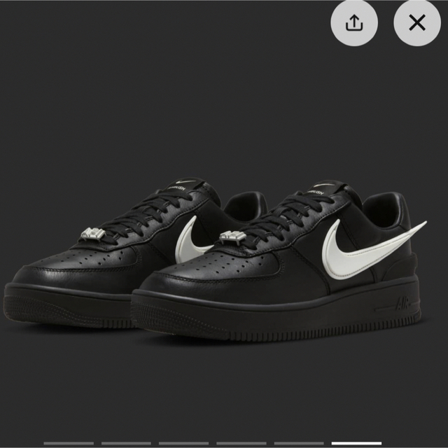 AMBUSH(アンブッシュ)のAMBUSH × Nike Air Force 1 Low Black28.5 メンズの靴/シューズ(スニーカー)の商品写真