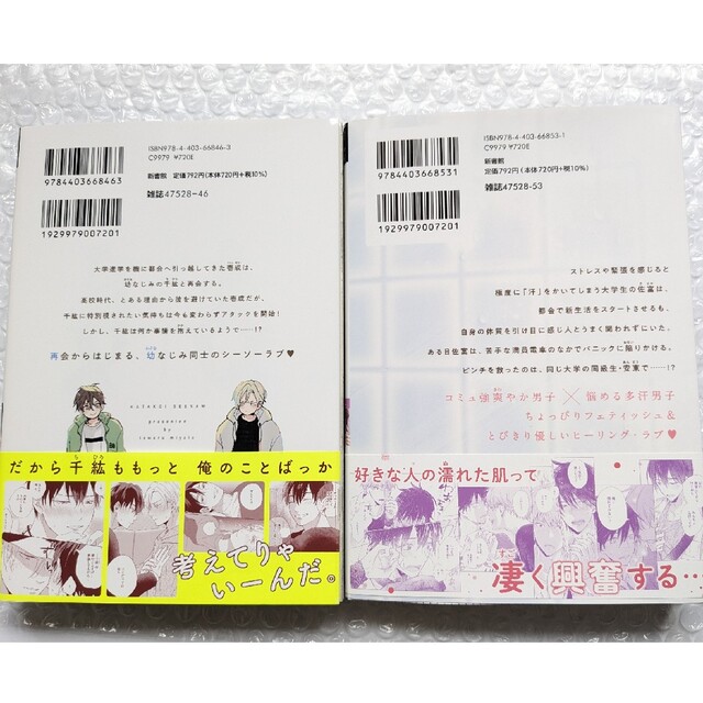 濡れ肌にキス　よも灯　カタコイシーソー　宮田トヲル　2冊　セット エンタメ/ホビーの本(ボーイズラブ(BL))の商品写真