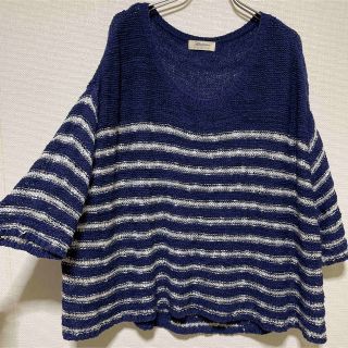 アズールバイマウジー(AZUL by moussy)の【春物】アズール マウジー♡ドルマンニット　7分袖(ニット/セーター)