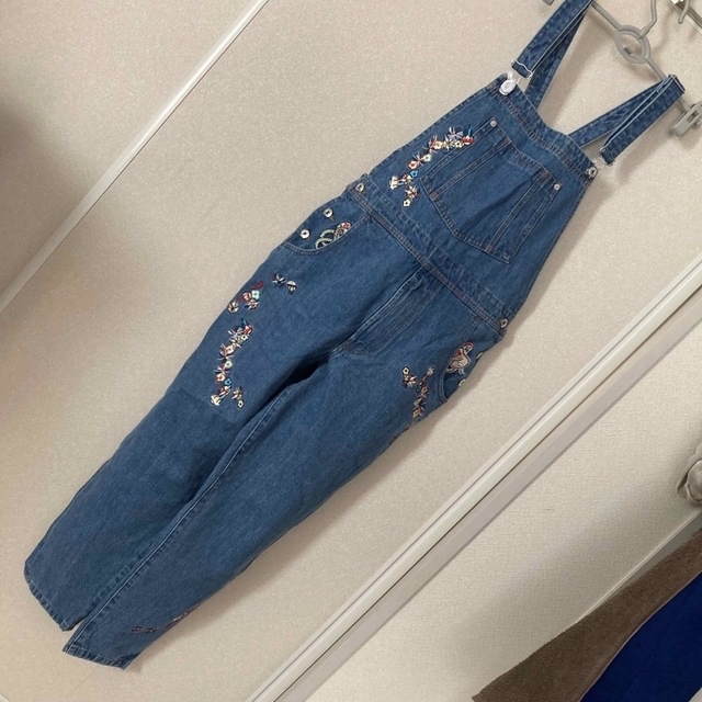 DIESEL - 試着のみ DIESEL デニム サロペット つなぎ 刺繍 レディース
