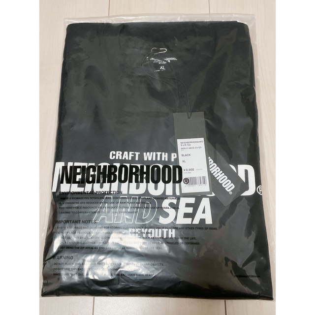 NEIGHBORHOOD(ネイバーフッド)のNEIGHBORHOOD WIND AND SEA ロンT ブラック XL メンズのトップス(Tシャツ/カットソー(七分/長袖))の商品写真