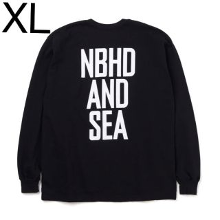 ネイバーフッド(NEIGHBORHOOD)のNEIGHBORHOOD WIND AND SEA ロンT ブラック XL(Tシャツ/カットソー(七分/長袖))