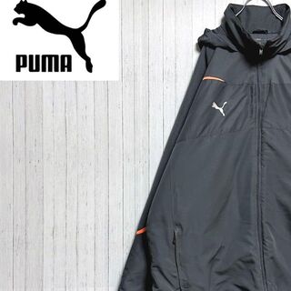 プーマ(PUMA)のPUMA　プーマ　90s 中綿　ジップアップジャケット　ビッグシルエット　グレー(ブルゾン)