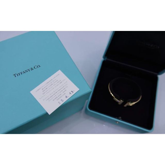 Tiffany & Co. - ティファニー　ラージ ダイヤモンド ワイヤー ブレスレット　18Kゴールド　YG
