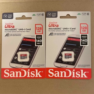 サンディスク(SanDisk)の新型！新品！　SANDISK マイクロSDカード　128GB ×2個(その他)