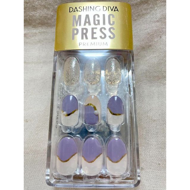 DASHING DIVA(ダッシングディバ)のDASHING DIVA MAGICPRESS ラベンダーフレンチ コスメ/美容のネイル(つけ爪/ネイルチップ)の商品写真