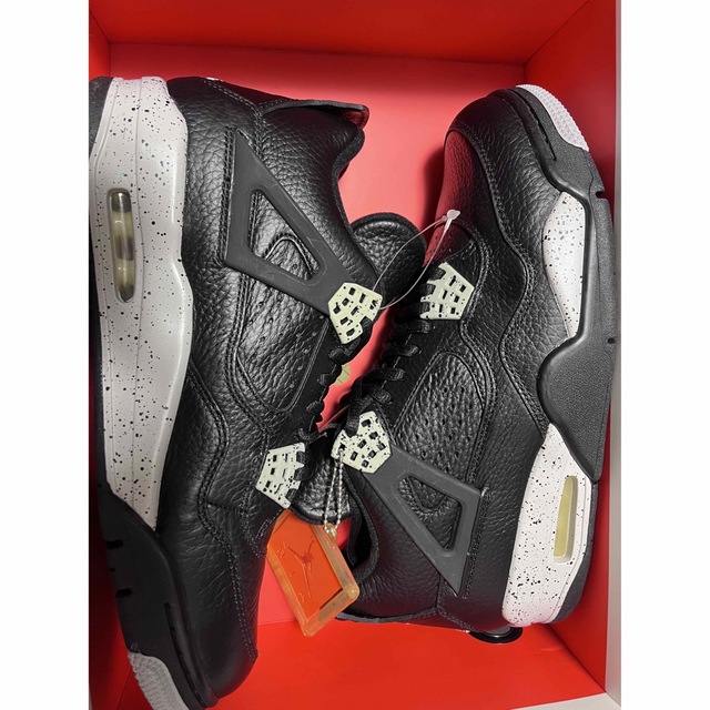 NIKE AIR JORDAN 4 RETRO LS OREO US8.5 - スニーカー