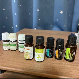 ドテラ(doTERRA)のアロマオイル　生活の木　ドテラ　ひのき　ライム　キンカンなど　8本セット(エッセンシャルオイル（精油）)