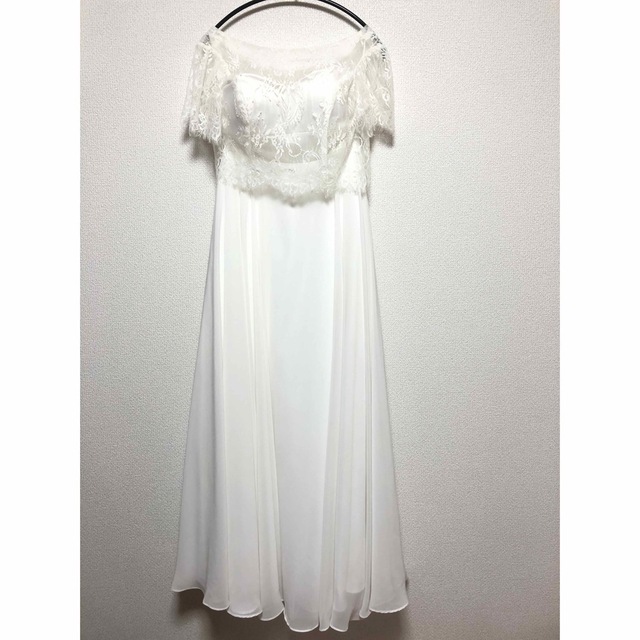 Garden of Grace ジャルダン半袖 エンパイアドレス レディースのフォーマル/ドレス(ウェディングドレス)の商品写真