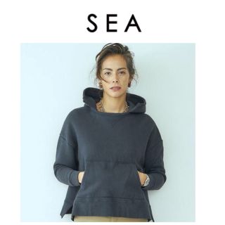 SEA シー VINTAGE 裏起毛オーバースウェットパーカー