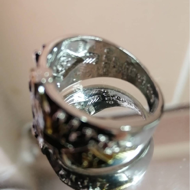 【SLME】リング メンズ ゴールド イーグル トリ かっこいい 指輪 20号 レディースのアクセサリー(リング(指輪))の商品写真