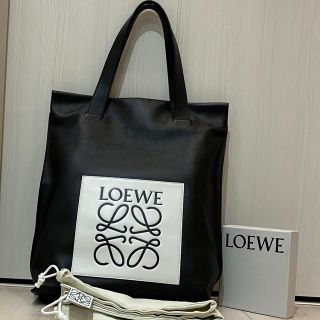 ロエベ(LOEWE)の♦美品♦ LOEWE ロエベ  ショッパートートバッグ  黒(トートバッグ)