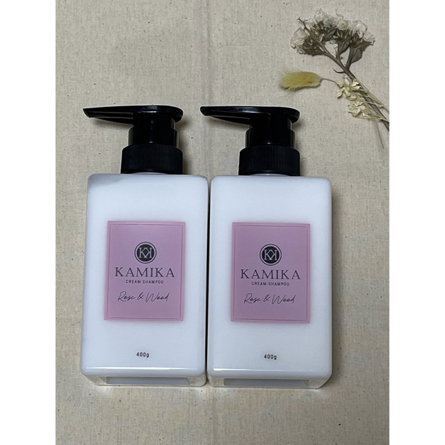 KAMIKA(カミカ)のカミカ　ローズ&ウッド　2本セット コスメ/美容のヘアケア/スタイリング(シャンプー)の商品写真