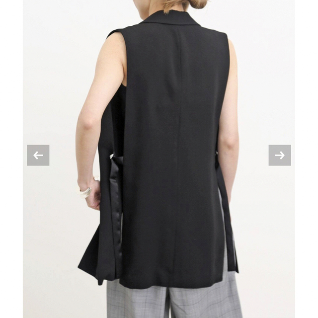 L'Appartement DEUXIEME CLASSE(アパルトモンドゥーズィエムクラス)のはなぽん様専用【Col Pierrot 】Georgette Vest レディースのトップス(ベスト/ジレ)の商品写真