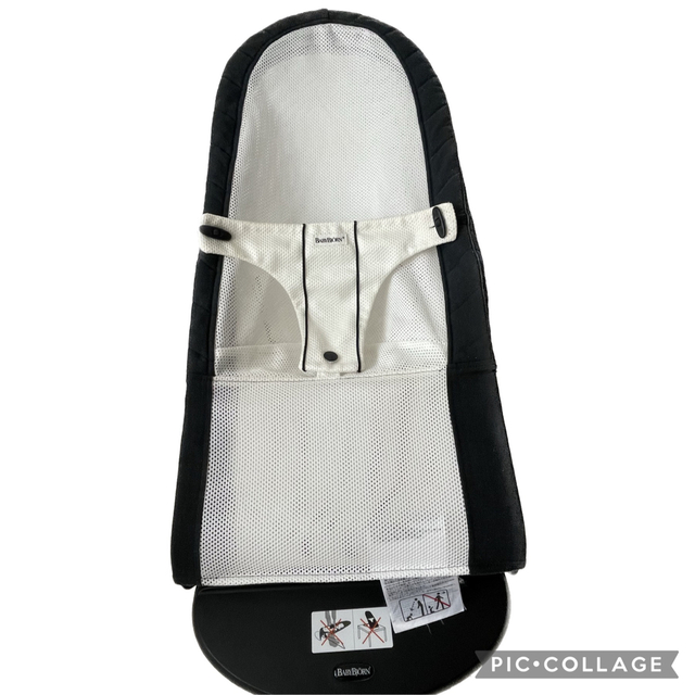 ベビービョルン バウンサー BABYBJORN メッシュ　ホワイト　ベビーチェア