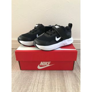 ナイキ(NIKE)の【新品未使用】NIKE ベビーシューズ ウェアオールデイ black/white(スニーカー)