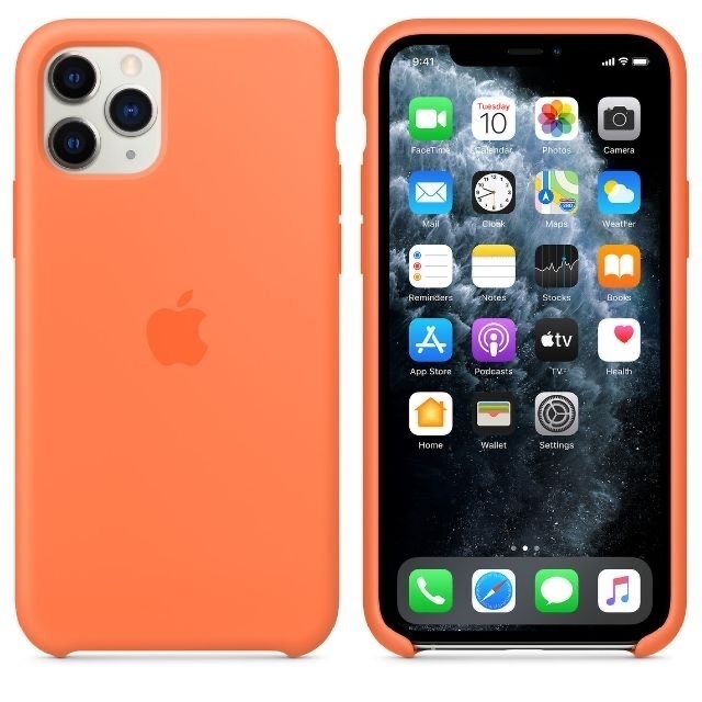 新品 Apple純正 iPhone 11 Pro シリコンケース ビタミンC 7