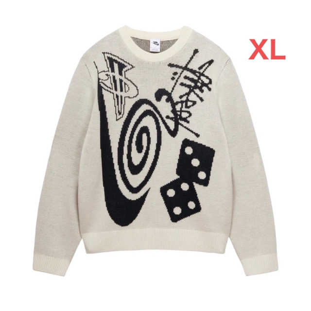 STUSSY - Stussy x Nike Icon Knit Sweater Naturalの通販 by shop