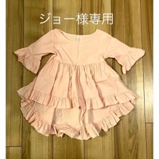 patpat 女の子　トップス　100 ピンク(Tシャツ/カットソー)