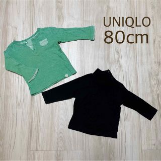 ユニクロ(UNIQLO)のUNIQLO  ユニクロ  キッズトップス  80cm(Ｔシャツ)