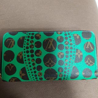 ルイヴィトン(LOUIS VUITTON)の未使用　草間彌生　ルイヴィトン　超希少　グリーン(財布)