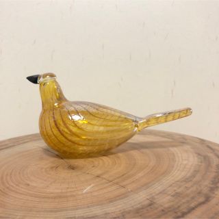 イッタラ(iittala)のoiva toikka  Karelian Golden Cuckoo(置物)