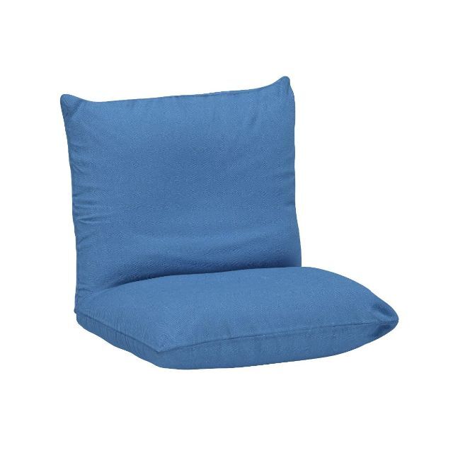 【色: ネイビー】[ドウシシャ] 座椅子 ソファー 3Dクッション 大きい あぐ